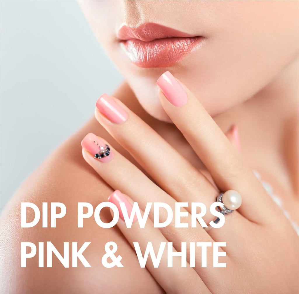 Dip Powders Pink & White 