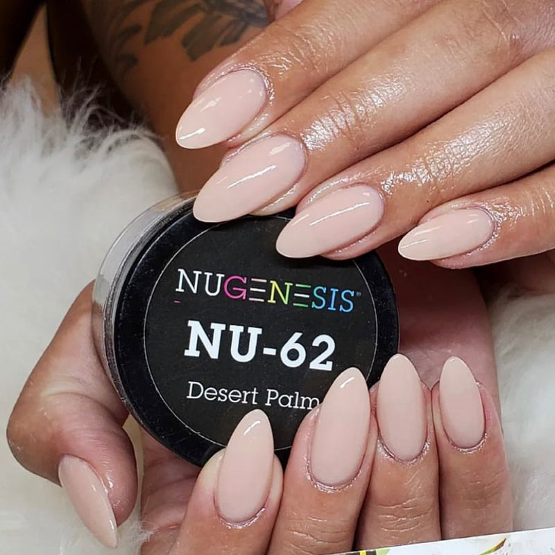 Elegant Soft Pastel Nude Nail Look