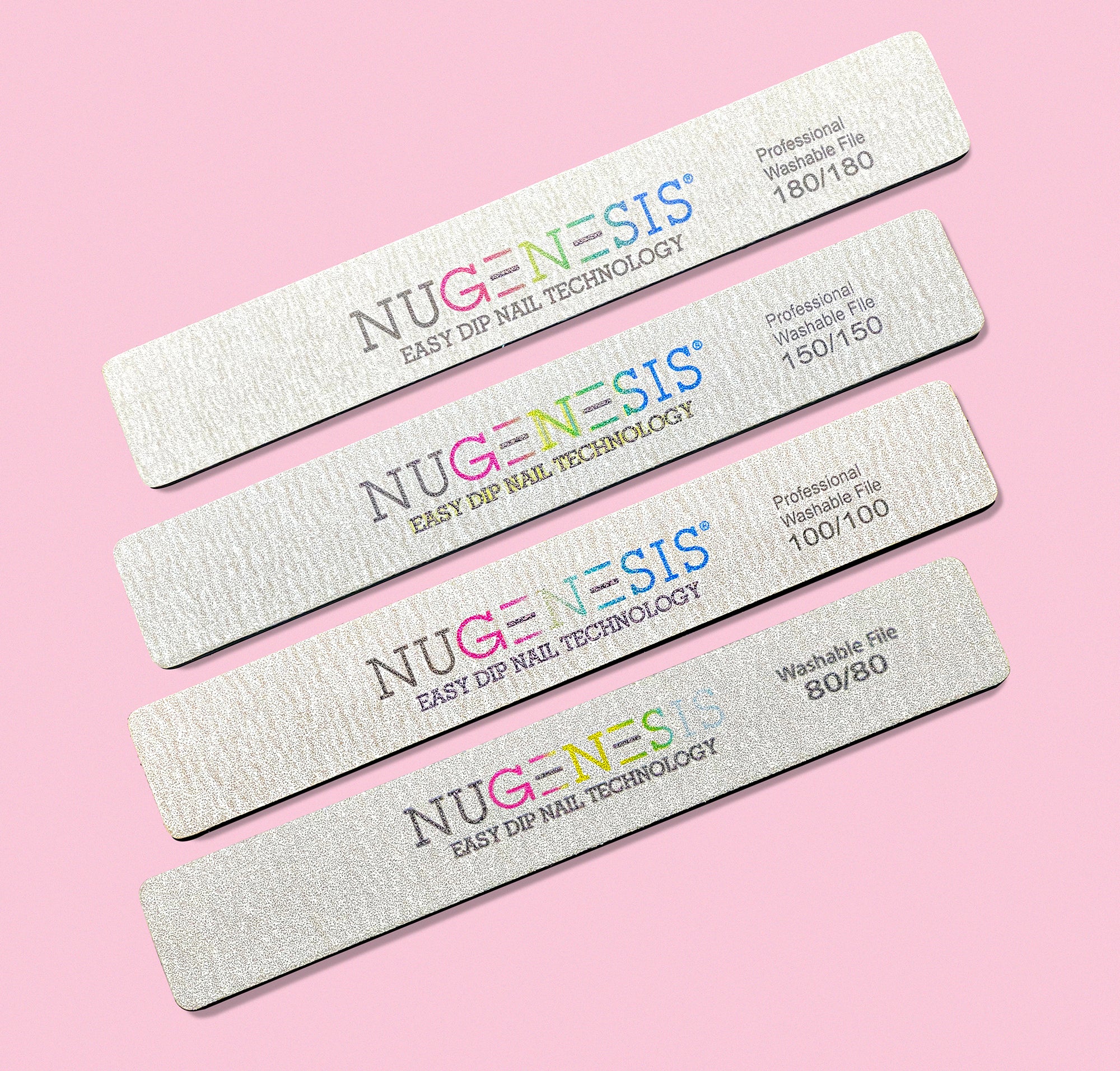 4-File Wide Nail Combo (80; 100; 150; 180 grit)