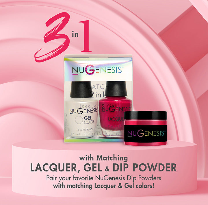 3 In 1 Lacquer, Gel & Dip Powder