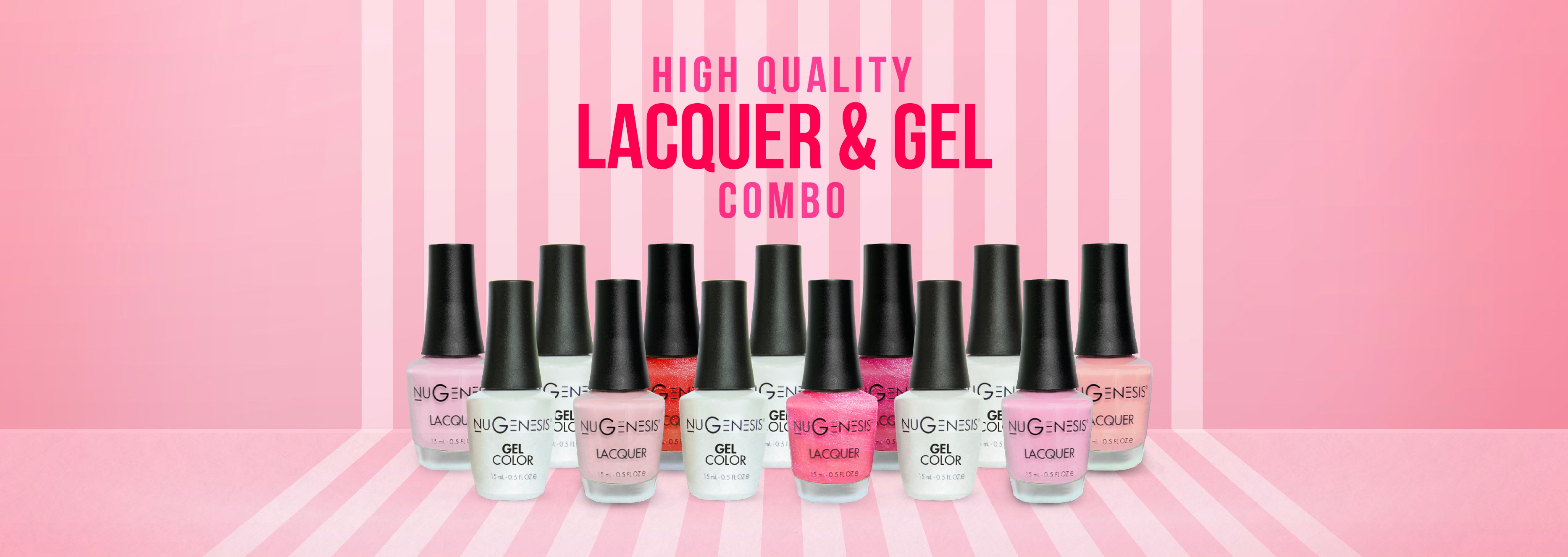 Combo Lacquer & Gel Nail Colors